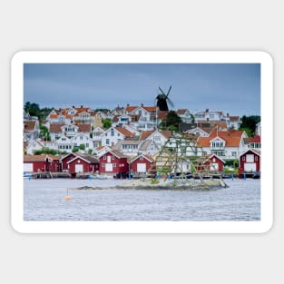 Fiskebackskil Fishing Village, Sweden Sticker